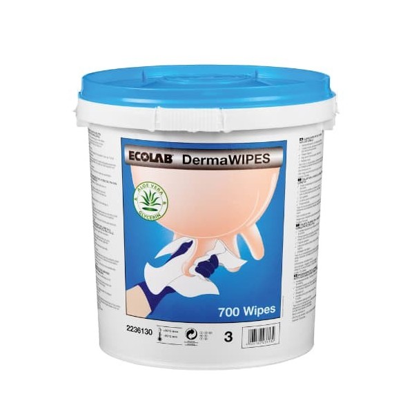 Seau de lingettes pré-imprégnées alcool et Aloe Vera – Nettoyage des trayons avant traite