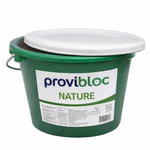 PROVIBLOC Nature Or – Seau à lécher bovins pâturage