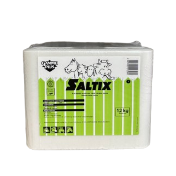 Saltix Sel Pur – Bloc de sel à lécher pour bovins, ovins et caprins