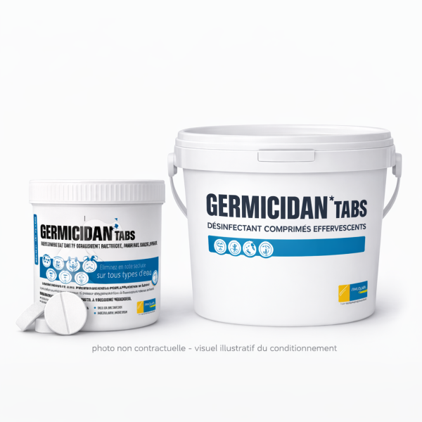 Germicidan Tabs – Désinfection eau de boisson élevage