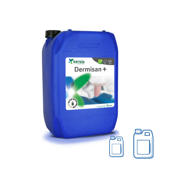DERMISAN+ - Désinfectant Professionnel pour Lavettes et Trayons | EAS