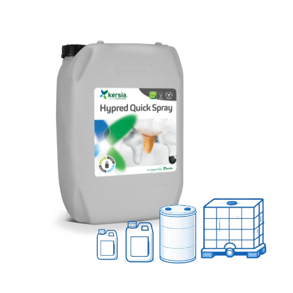 HYPRED QUICK SPRAY – Désinfection mamelle avant et après traite