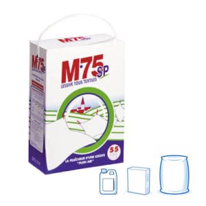 M75 SP – Lessive professionnelle en poudre tous textiles