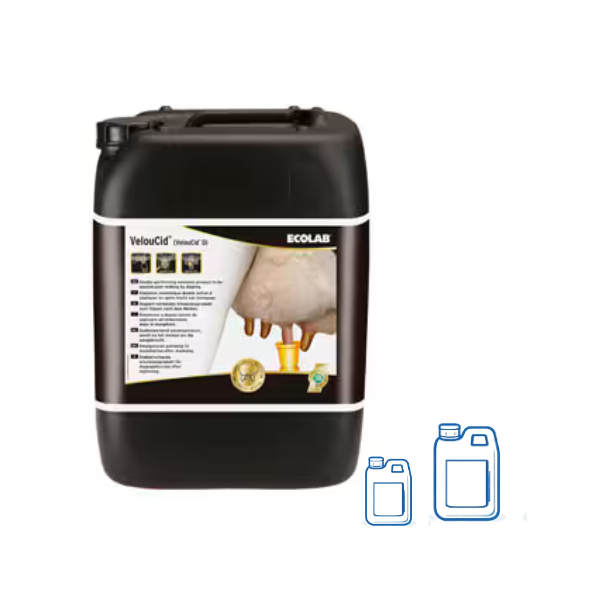 VELOUCID D – Trempage trayons iodé après la traite