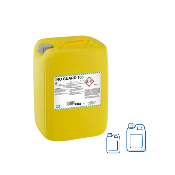 INO GUARD 100 – Liquide alcalin pour nettoyage matériel de traite et tank à lait