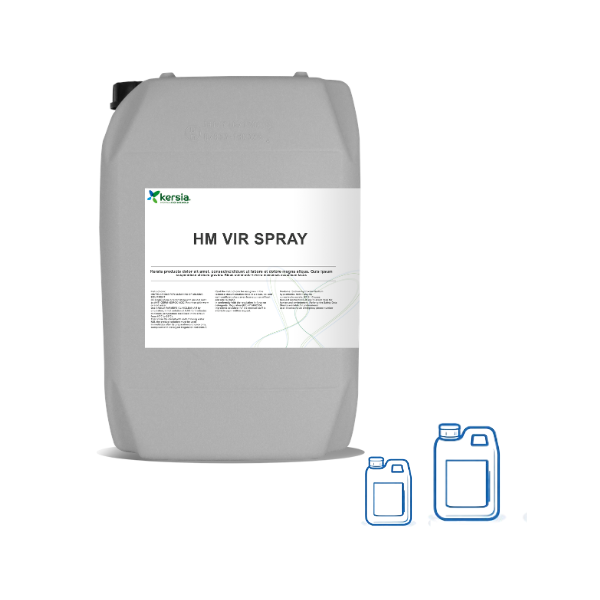 HM VIR SPRAY – Spray désinfectant pour trayons après la traite – EAS