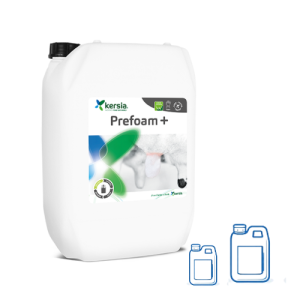 PREFOAM + – Désinfection des trayons avant la traite par application mousse