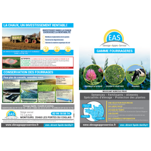 Catalogue Fourragères